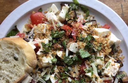 Photo of eggplant parmesan dish